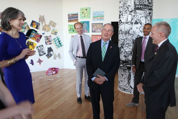 Bloomberg visits the Spaceworks Performing Arts Facility in