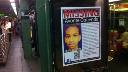 A poster asking the public for information that could lead to the recovery of 14-year-old Avonte Oquendo, an autistic boy who went missing nearly a week ago. (Photo: CBS 2)