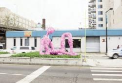 The Department of Cultural Affairs (DCA) will be erecting an 8.5-foot-tall bright pink sculpture on Jackson Avenue in Long Island City. The artwork would be located there permanently and the cost to taxpayers would be about a half million dollars. Yes, you read that right. The DCA, through its Percent for Art initiative, has selected an artist to create a sculpture called ldquo;The Sunbatherrdquo; which is likely to be placed on the grass median by the crosswalk near 43rd Avenue. The artist selected for the project is Brooklyn-based Ohad Meromi, who is likely to receive a design fee of about $100,000 for the work. According to the DCA, the sculpture will be a bright pink magenta figure made of bronze. The cost of the materials would be $225,000 and its installation an additional $45,600, according to records. Rendering licpost.com 