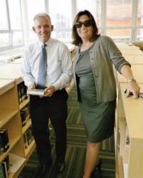 On August 28, Councilmember Jimmy Van Bramer and Lorraine Grillo, president of the School Construction Authority (SCA), toured one of District 26rsquo;s newest schools, Academies of Film and Television/Hunters Point South Community M.S. in Long Island City. The Long Island City school is just one of five new schools currently coming online and will be opening this September. Since taking office in 2010, Van Bramer has worked closely with SCA and the community to secure five locations to address overcrowding issues at schools in Long Island City, Sunnyside, Woodside and Astoria. 