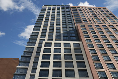  The new apartment building that's under construction at 27-19 44th Drive in Long Island City. 