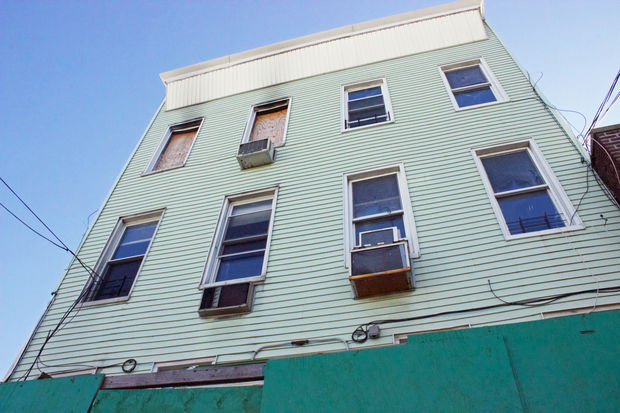  The building at 10-38 47th Road as it looks now, nearly nine months after the fire.  